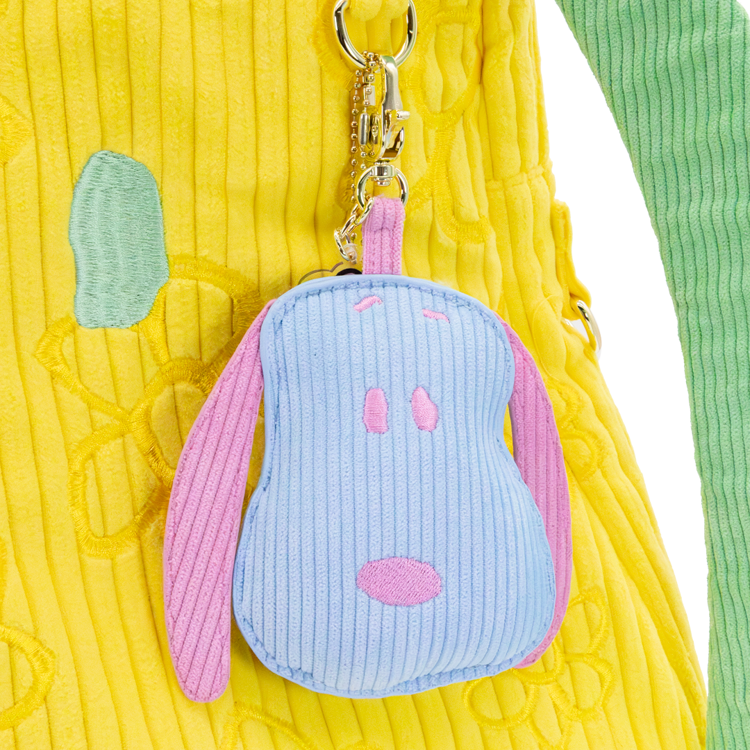Peanuts Sherbet Spring Mystery Box Snoopy Head Padded Corduroy Bag Charms image 4