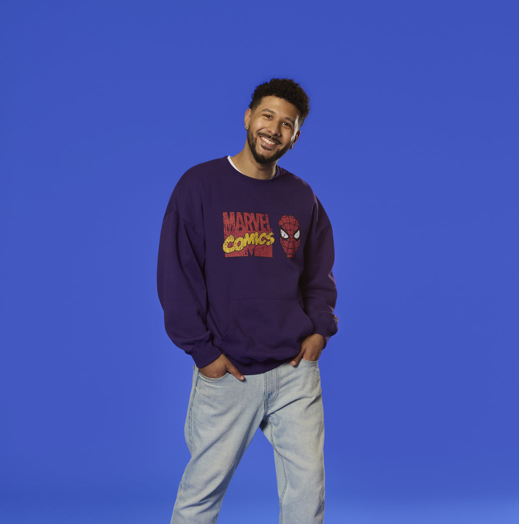 Spider Man 90's Pocket Crewneck