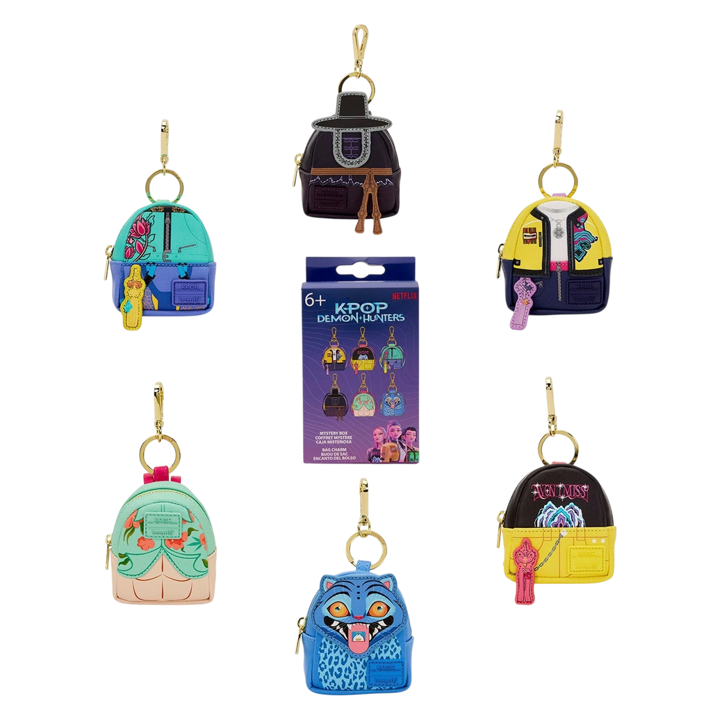 KPop Demon Hunters Cosplay Mystery Mini Backpack Keychain Charm image 0