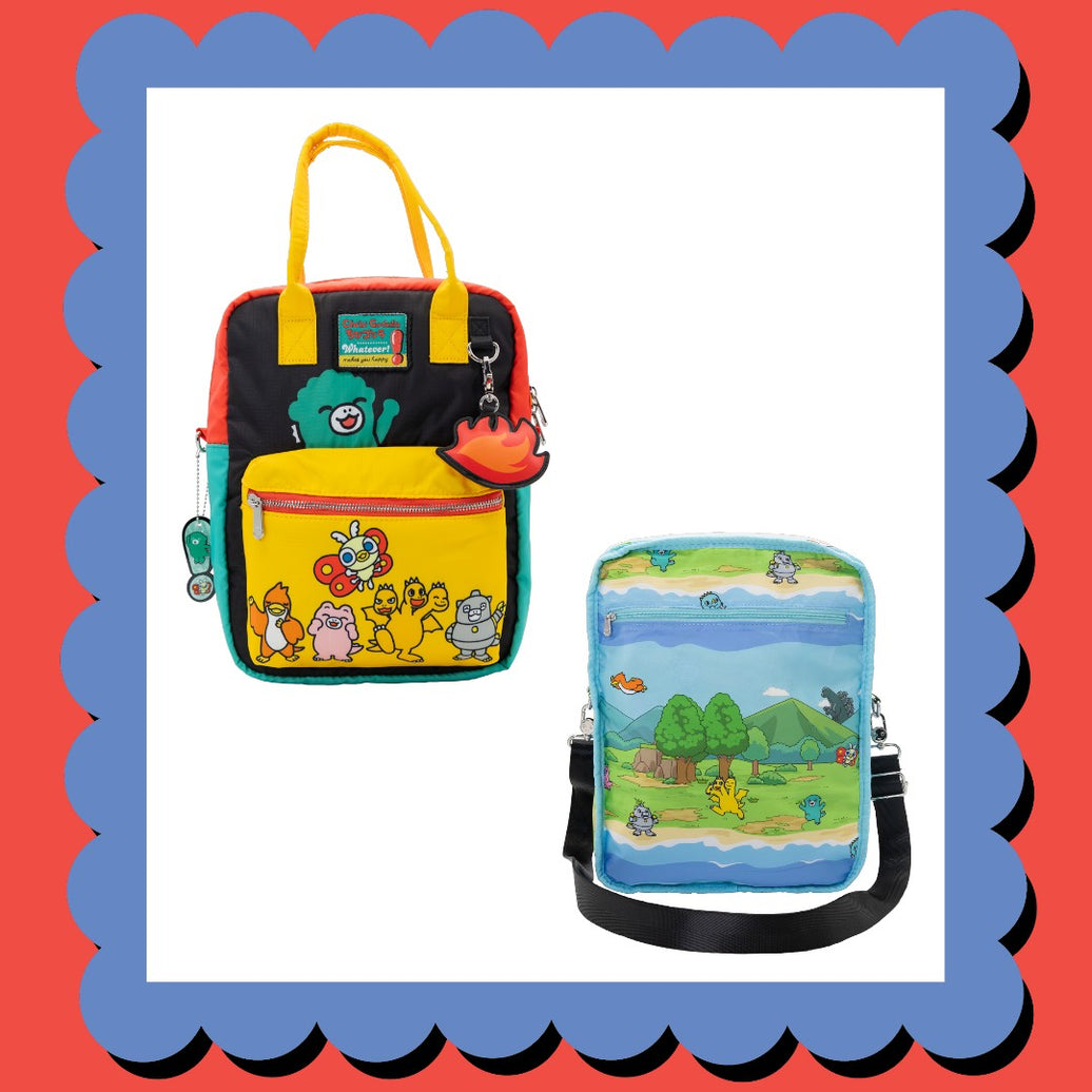 Chibi Godzilla Raids Again Reversible/Convertible Crossbody Bag image 0