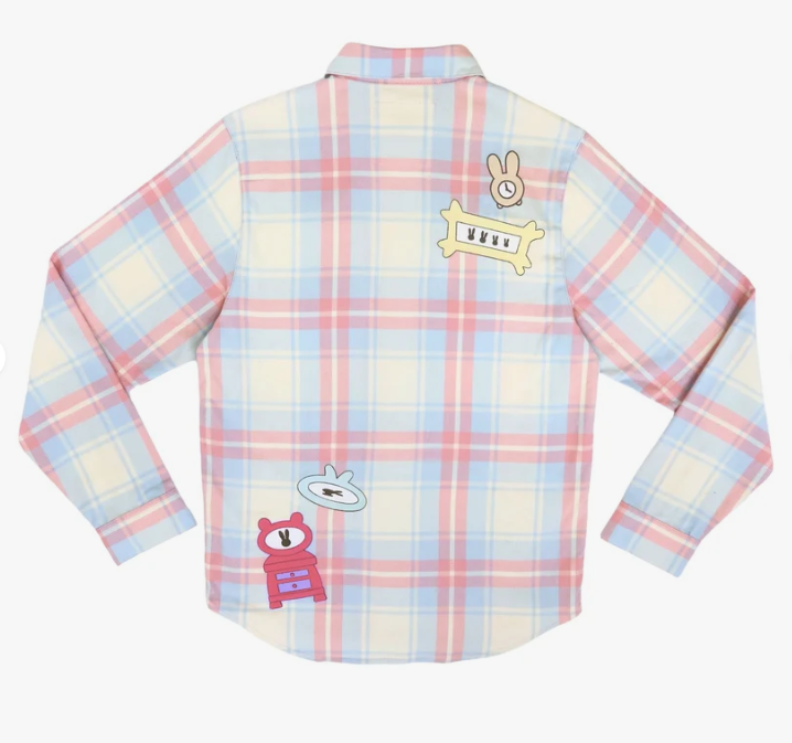 Alice in Wonderland White Rabbit Flannel