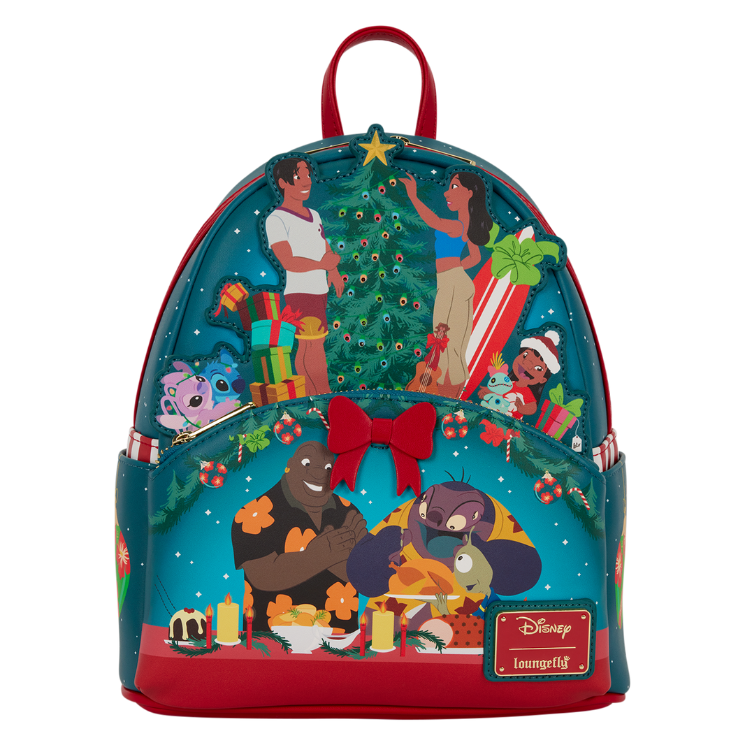 Lilo and Stitch Ohana Holiday Mini Backpack
