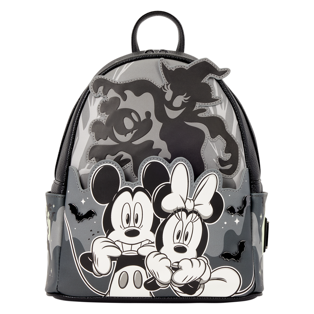 Mickey & Minnie Mouse Ghost Light-Up Glow Mini Backpack