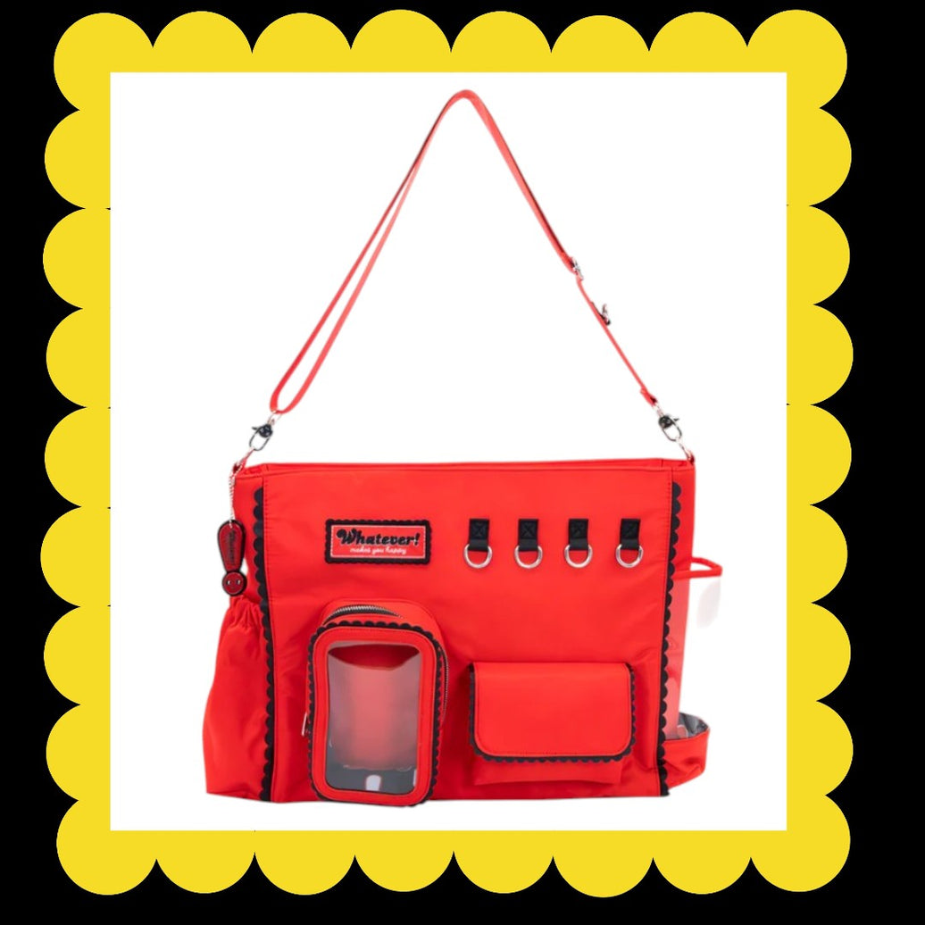 Whatever! Makes You Happy Red Emotional Support Trinket Bag image 0