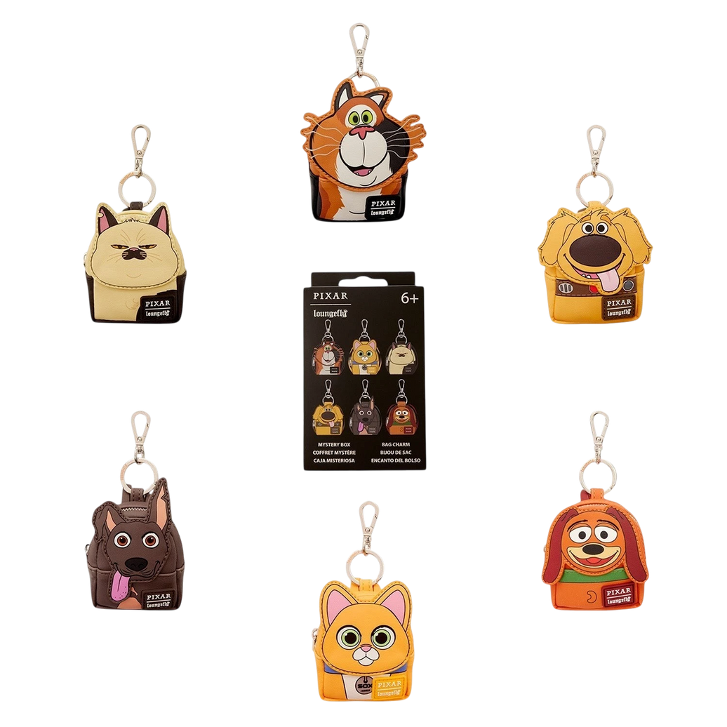 Pixar Dogs & Cats Mystery Mini Backpack Keychain Charm image 0