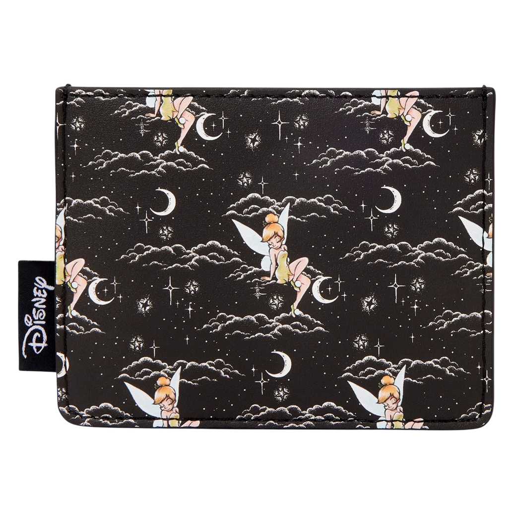 Cards & Comics Connection Disney Tinker Bell polyurethane card holder with a black night sky and fairy print