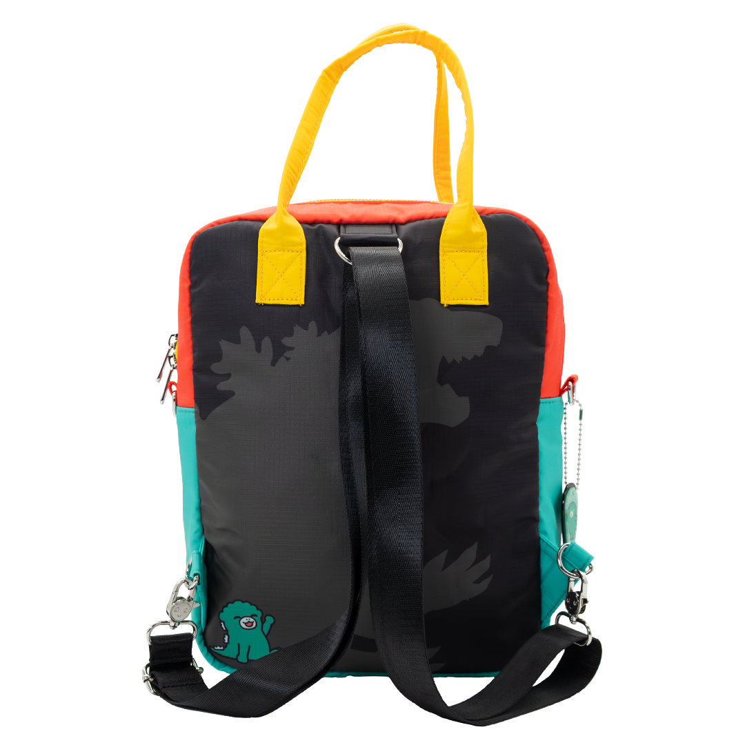 Chibi Godzilla Raids Again Reversible/Convertible Crossbody Bag image 9