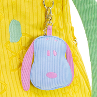 Peanuts Sherbet Spring Mystery Box Snoopy Head Padded Corduroy Bag Charms image 4
