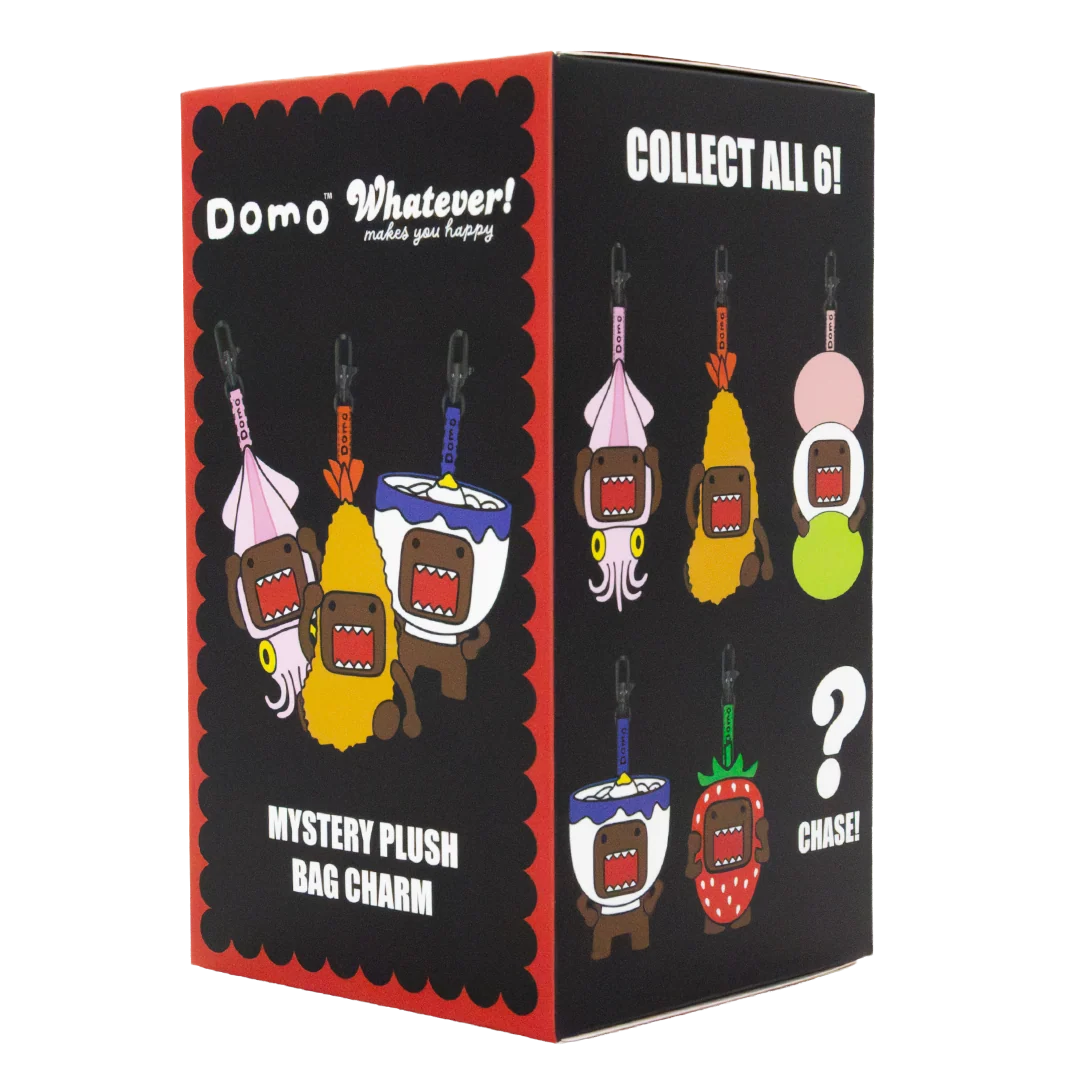 Domo Mystery Box Silicone Face Plush Bag Charms