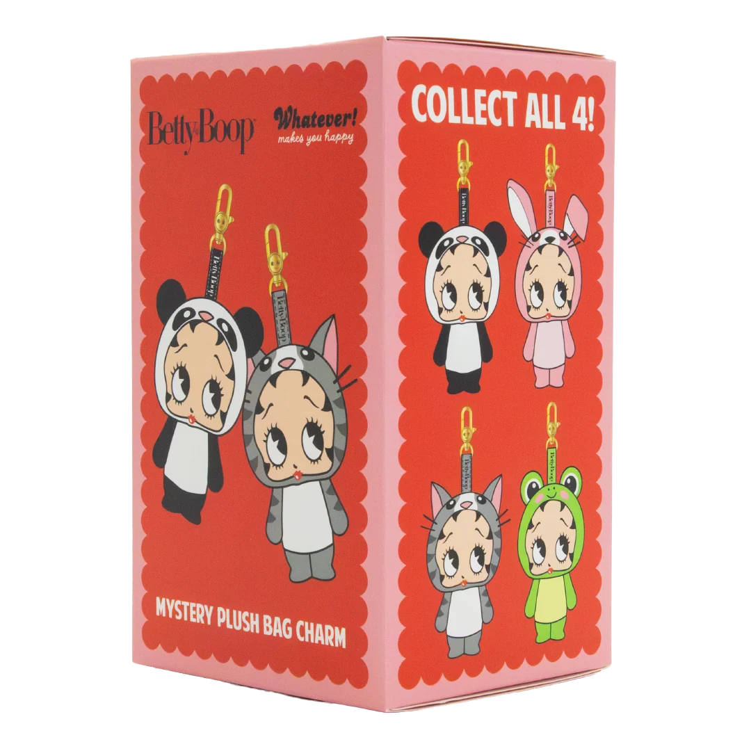 Betty Boop Mystery Box Silicone Face Plush Bag Charms