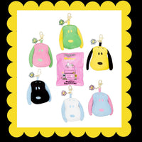 Peanuts Sherbet Spring Mystery Box Snoopy Head Padded Corduroy Bag Charms image 0
