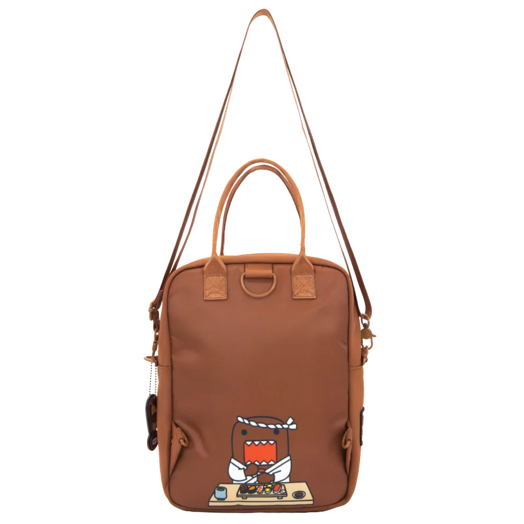 Domo Convertible ITA Square Backpack with Bag Charm