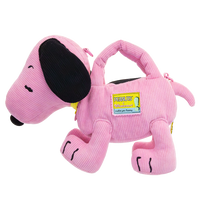 Peanuts Sherbet Spring Snoopy Figural Corduroy Crossbody Bag image 2