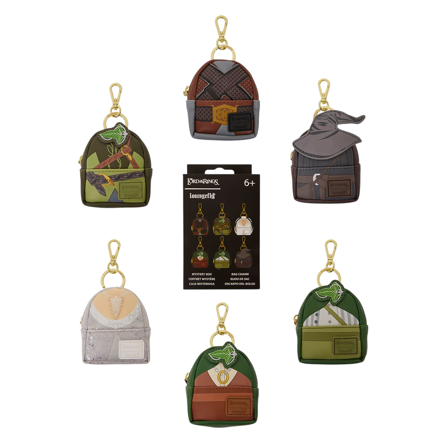 The Lord of the Rings Cosplay Mystery Mini Backpack Keychain Charm