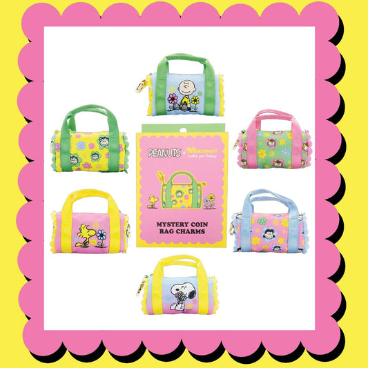 Peanuts Sherbet Spring Mystery Box Mini Duffle Bag Charms image 0