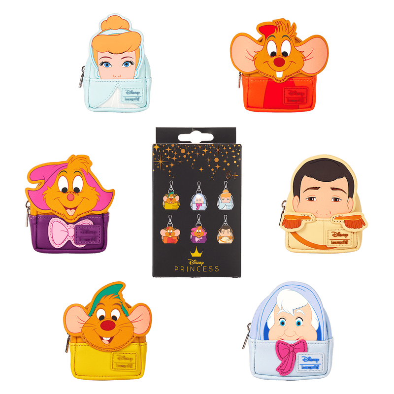 Cinderella 75th Anniversary Cosplay Mystery Mini Backpack Keychain Charm image 0