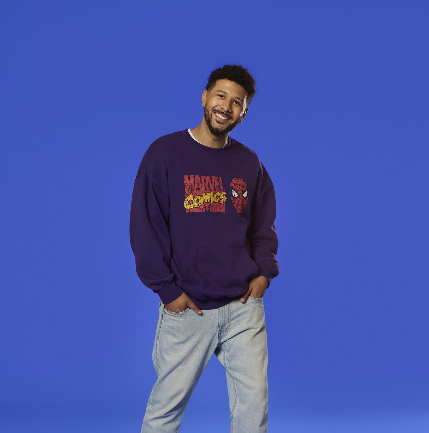 Spider Man 90's Pocket Crewneck