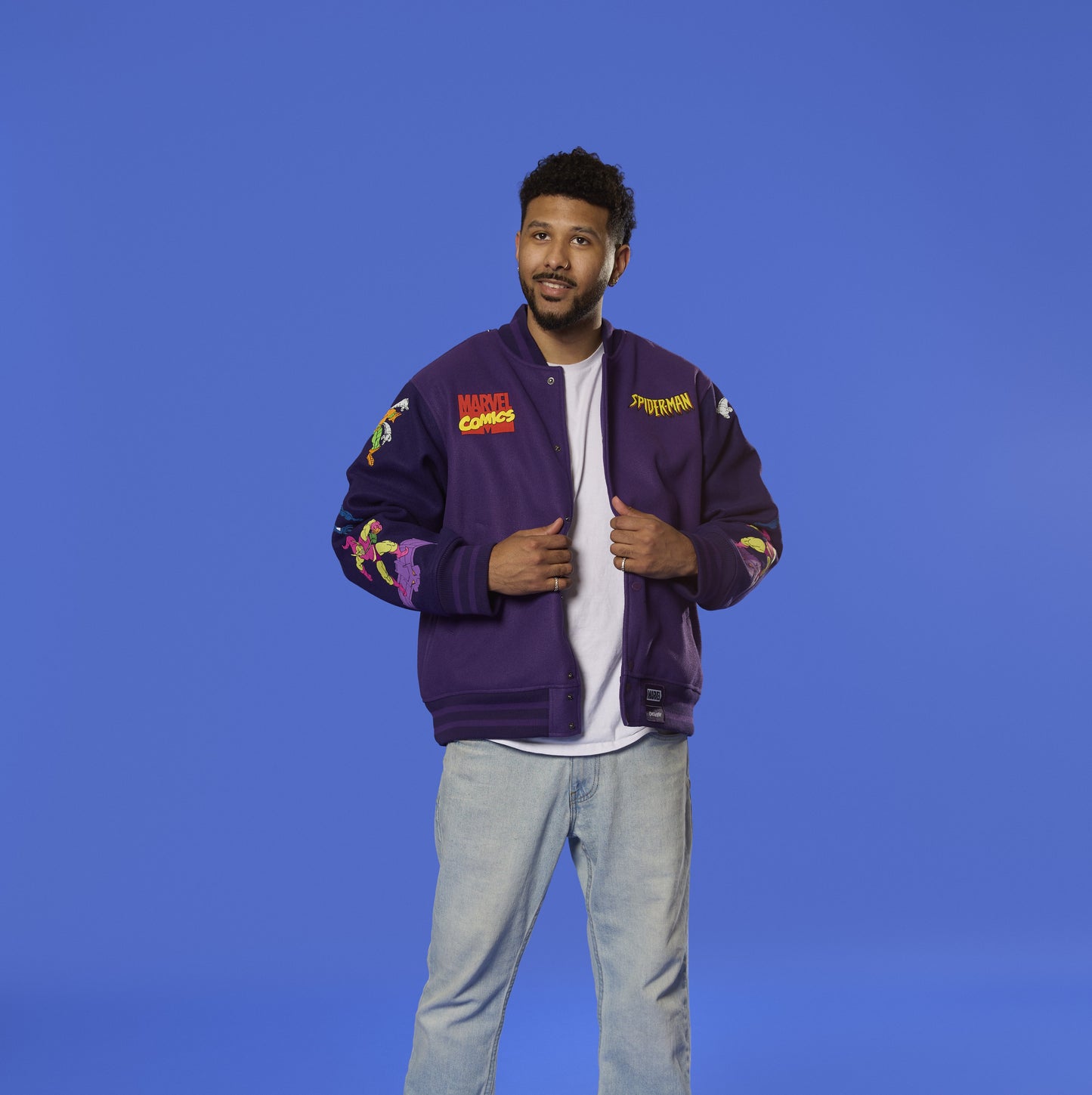 Spider Man 90's Varsity Jacket