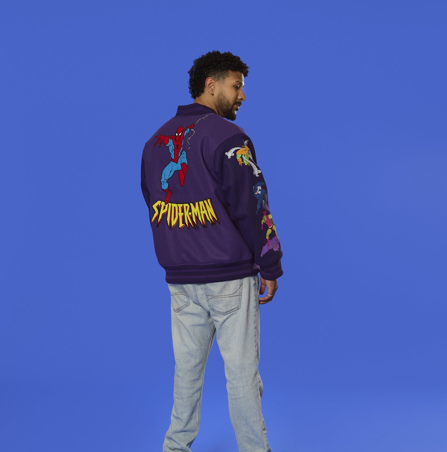 Spider Man 90's Varsity Jacket