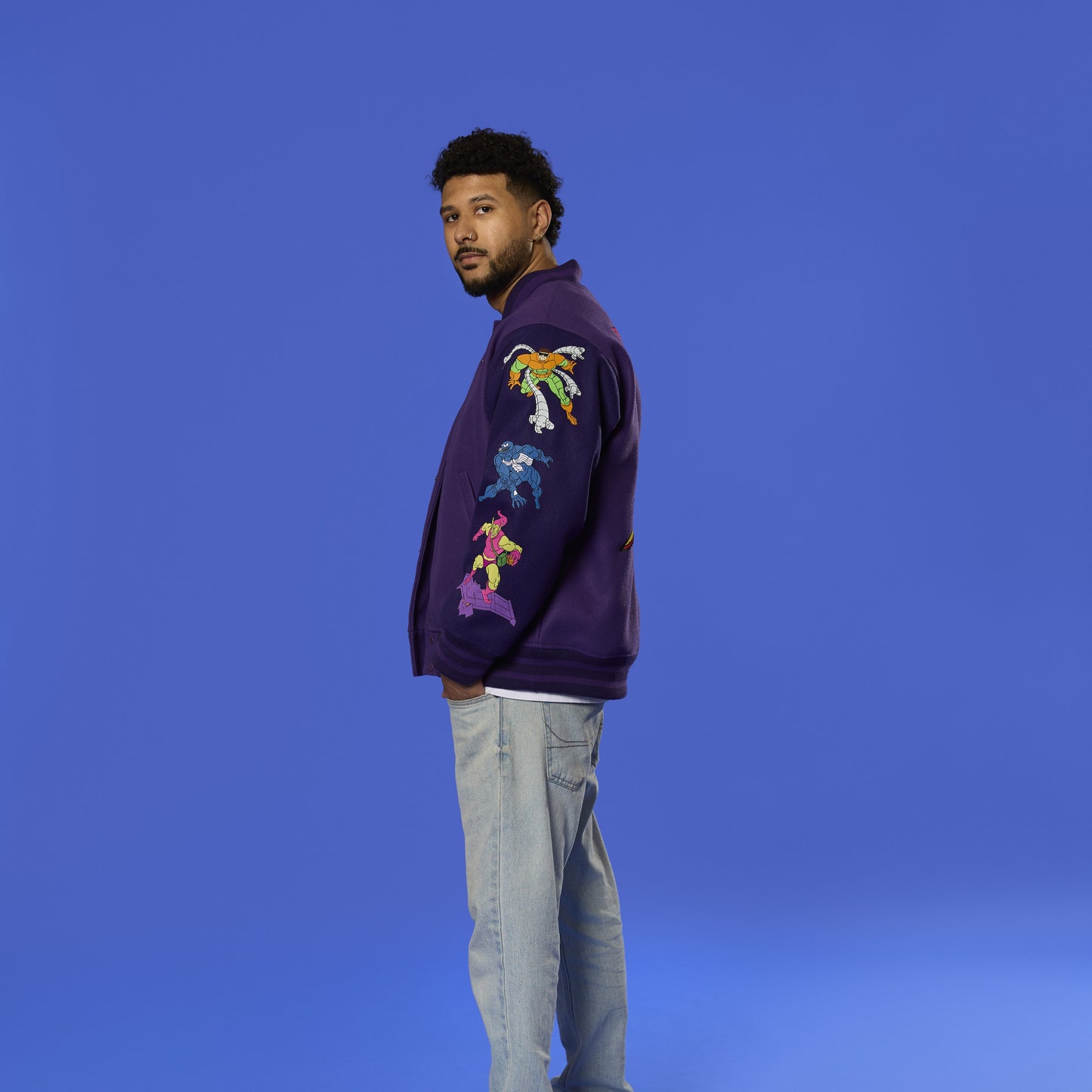 Spider Man 90's Varsity Jacket
