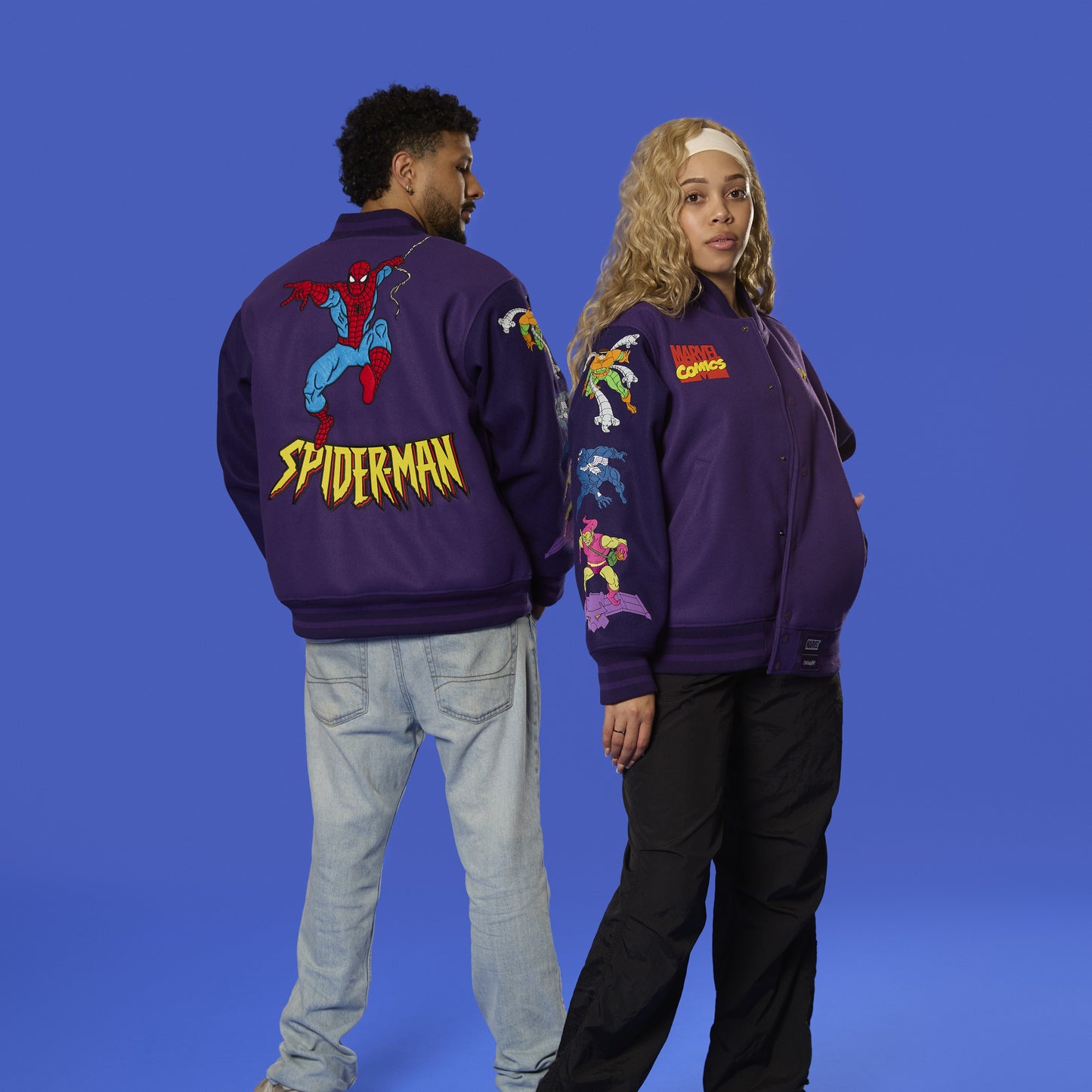 Spider Man 90's Varsity Jacket