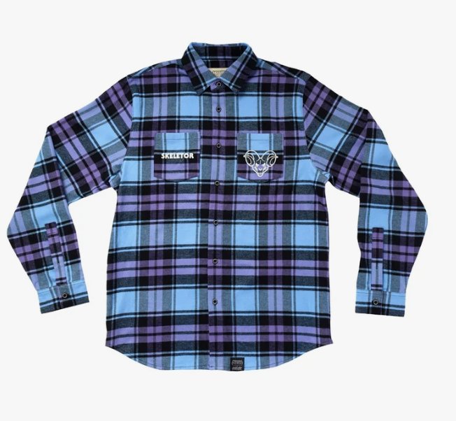Masters of the Universe Skeletor Glow Flannel image 3