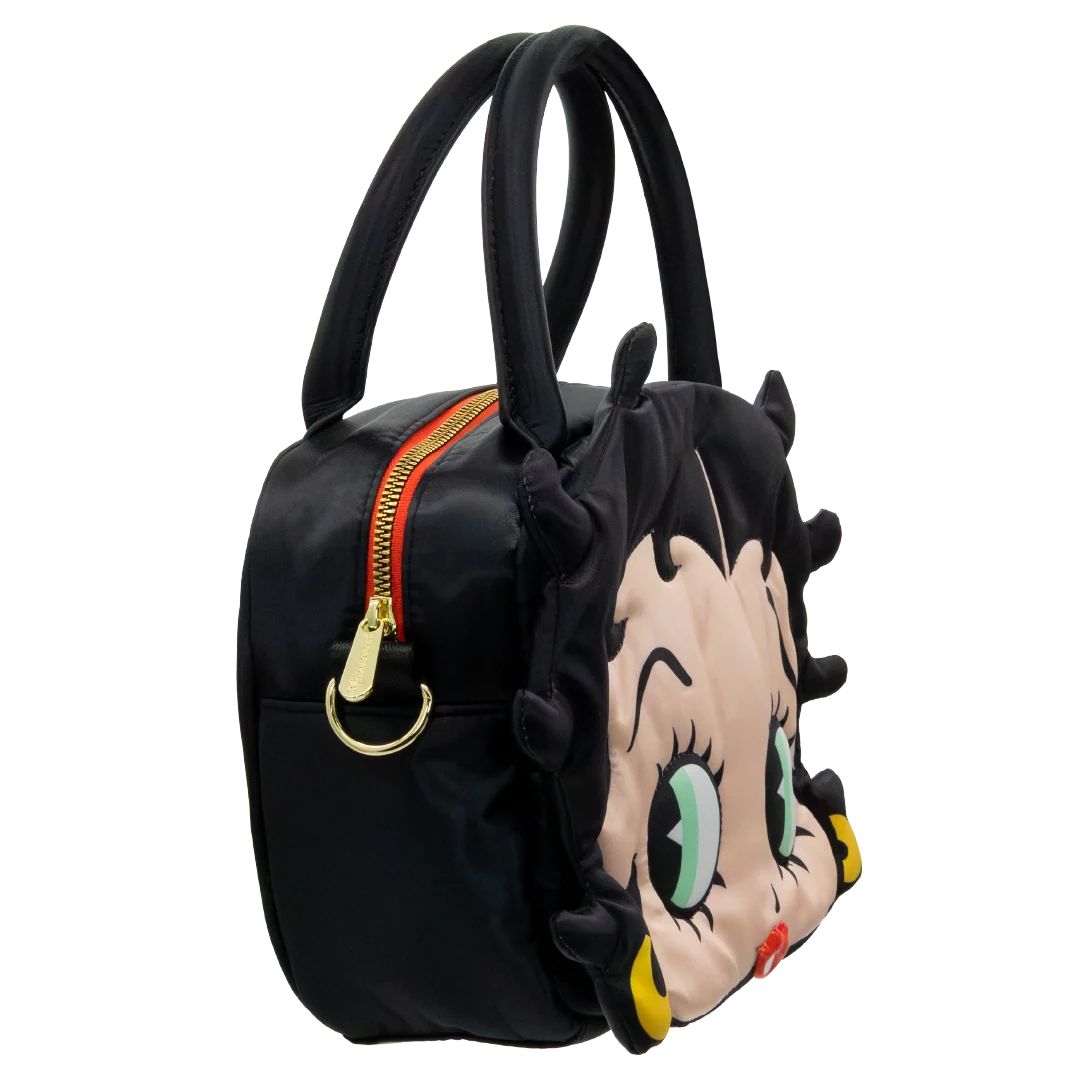 Betty Boop Head Crossbody Bag