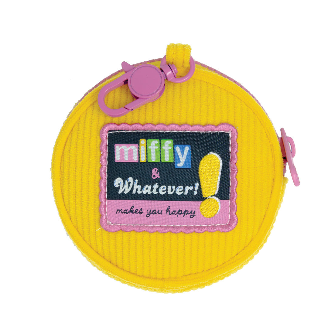 Miffy Flower Corduroy Coin Bag Charm image 2