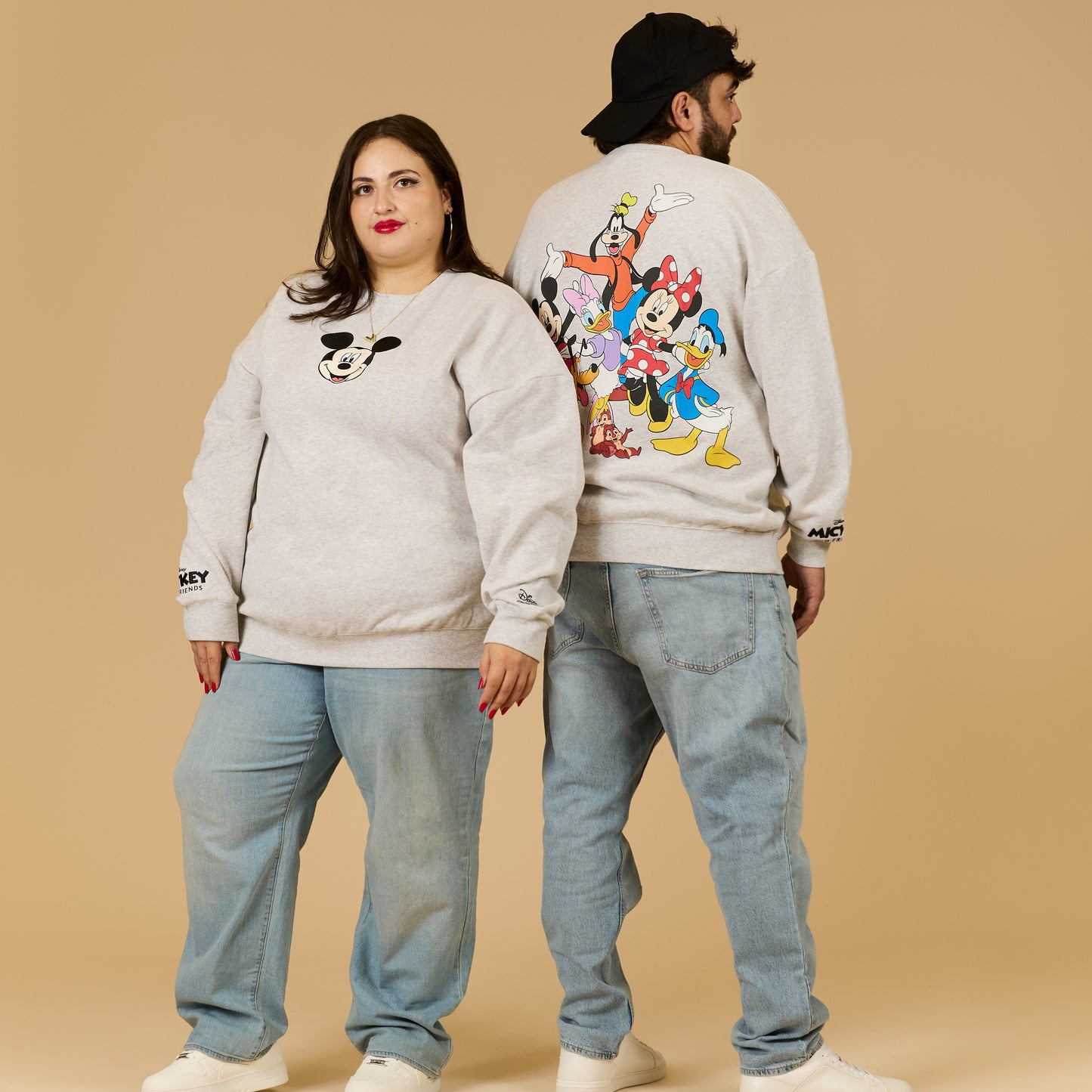 Mickey and Friends Drop Sleeve Crewneck image 0