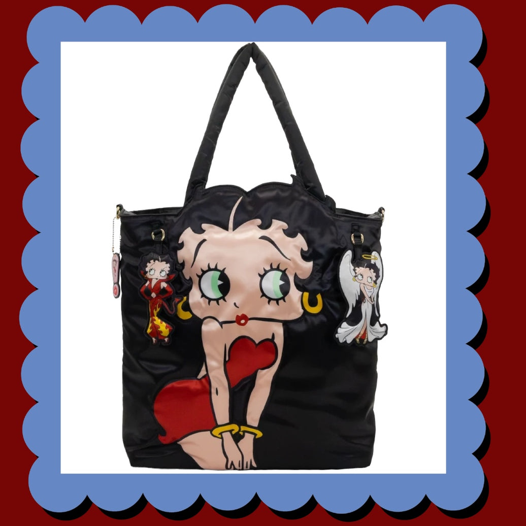 Betty Boop Naughty Vs. Nice Oversized Tote Bag