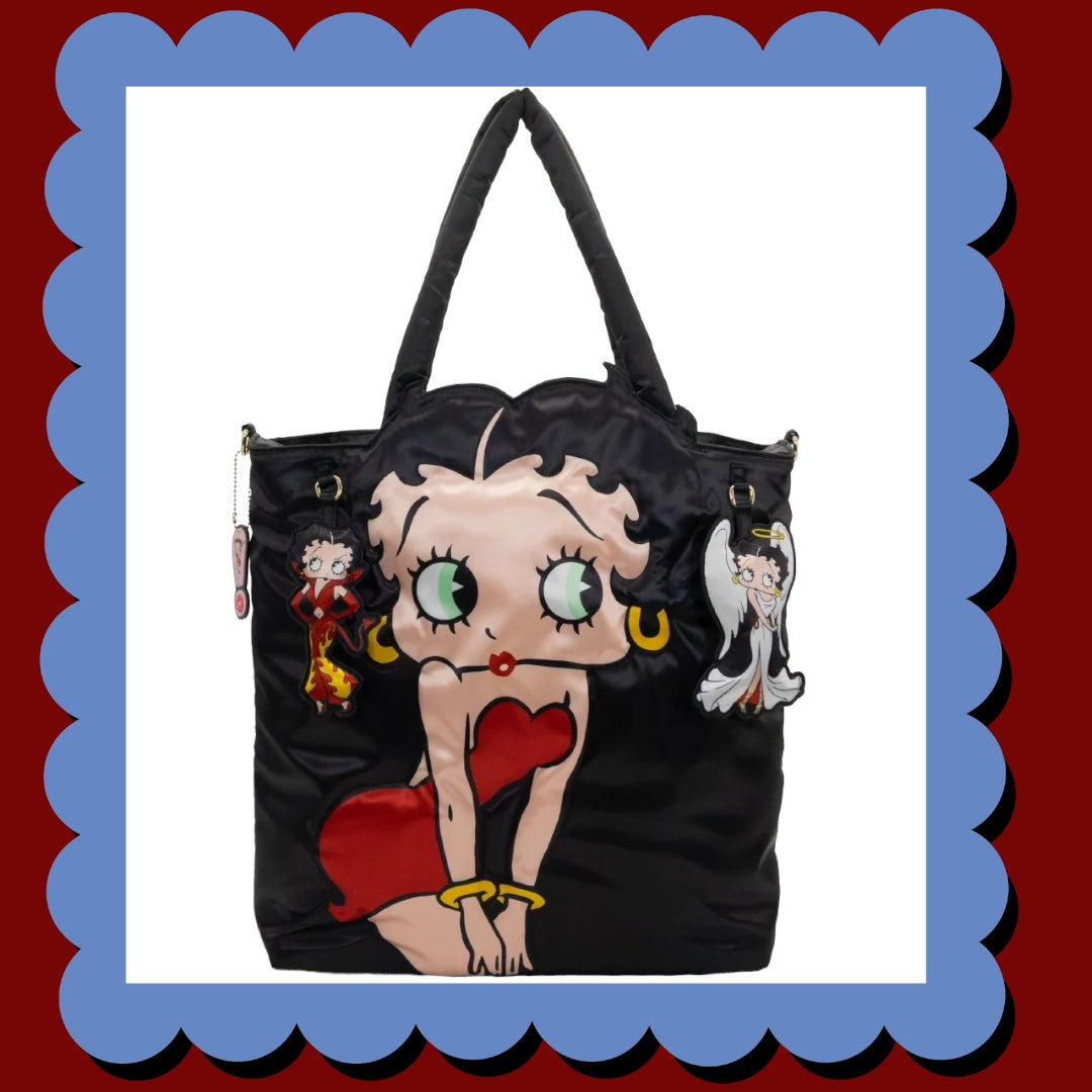 Betty Boop Naughty Vs. Nice Oversized Tote Bag