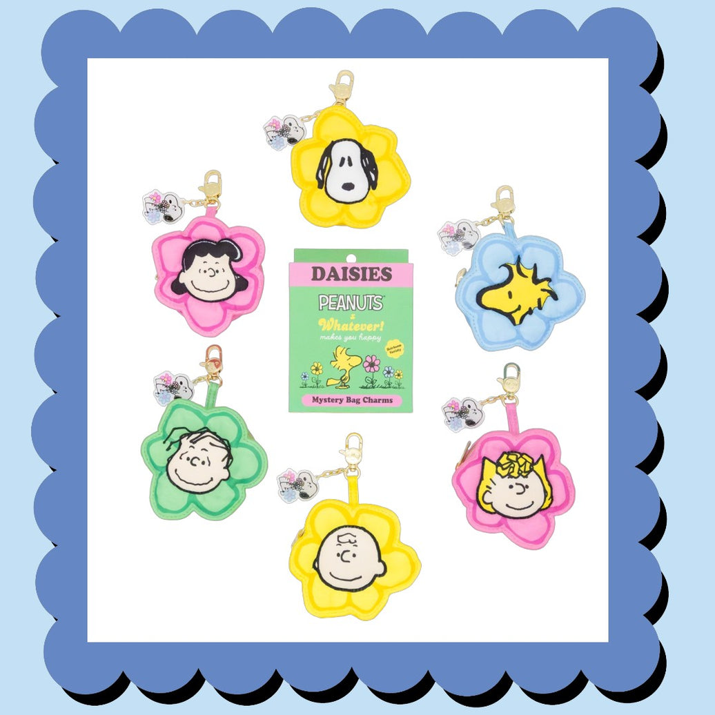 Peanuts Sherbet Spring Flowers Mystery Box Coin Bag Charms image 0