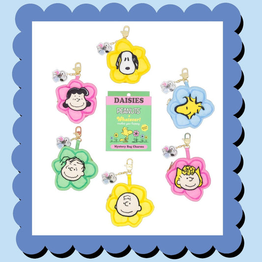 Peanuts Sherbet Spring Flowers Mystery Box Coin Bag Charms image 0