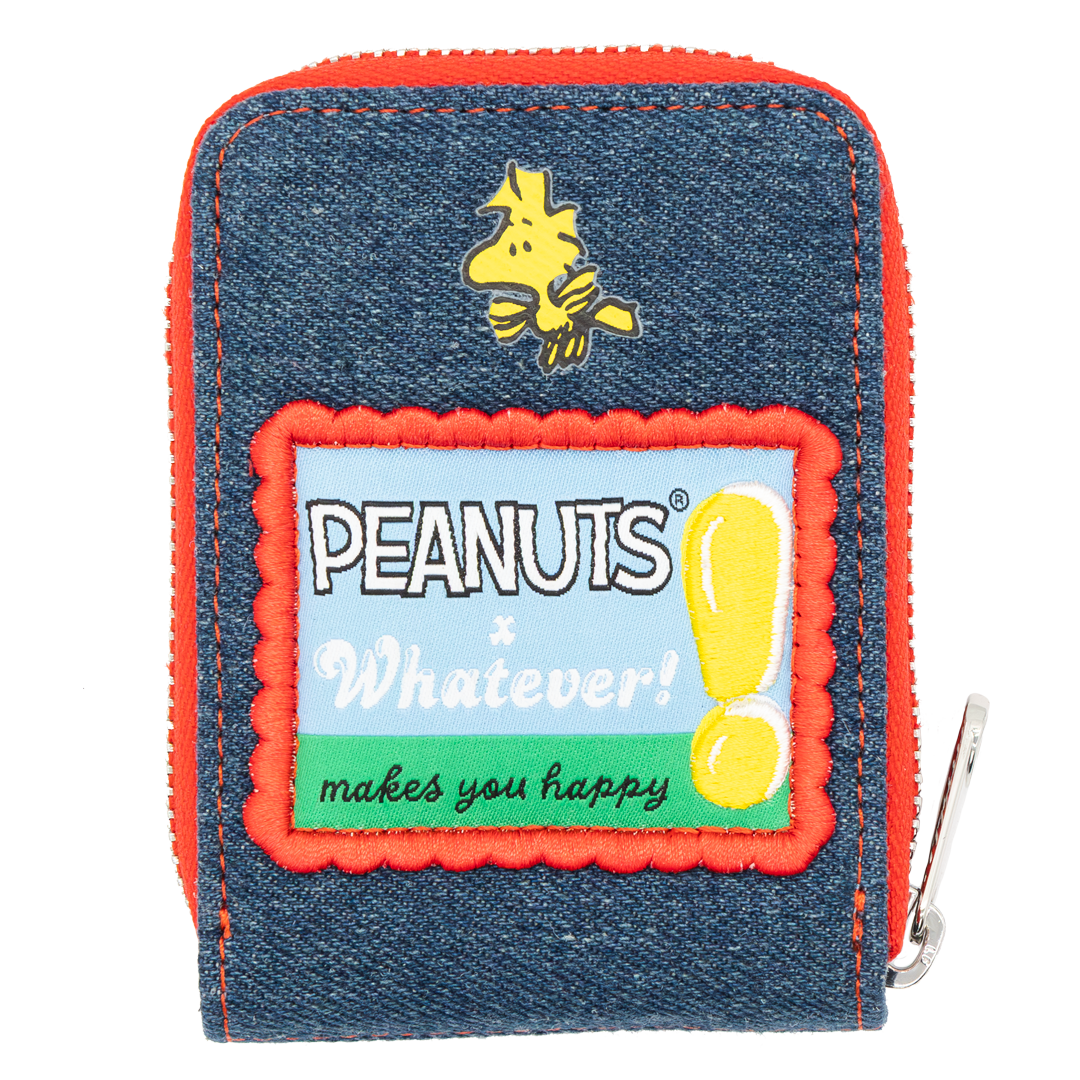 Peanuts 75th Anniversary “Happiness Is a Warm Puppy” Denim Accordion Wallet image 4
