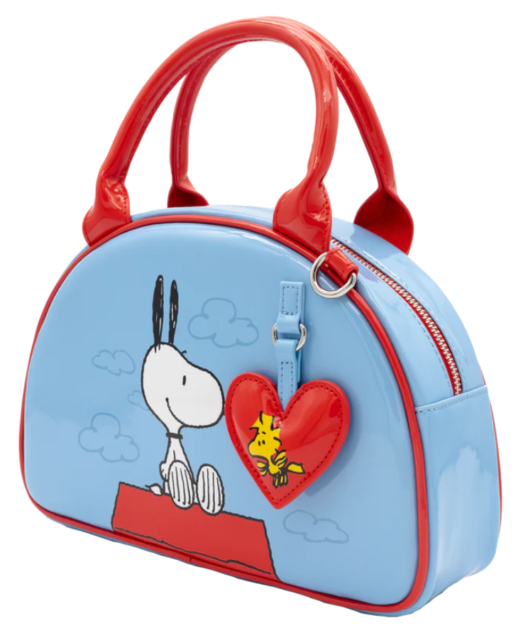 Peanuts 75th Anniversary Snoopy “Happiness Is a Good Friend” Bowler Bag image 3