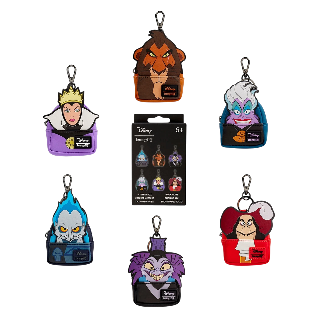 Disney Villains Cosplay Mystery Mini Backpack Keychain Charm image 0