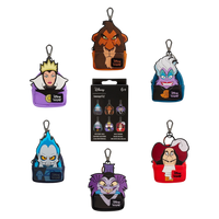 Disney Villains Cosplay Mystery Mini Backpack Keychain Charm image 0