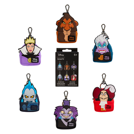 Disney Villains Cosplay Mystery Mini Backpack Keychain Charm image 0