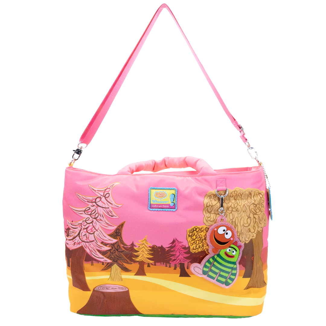 Yo Gabba Gabba Lands Double Sided Puffy Tote Bag image 4