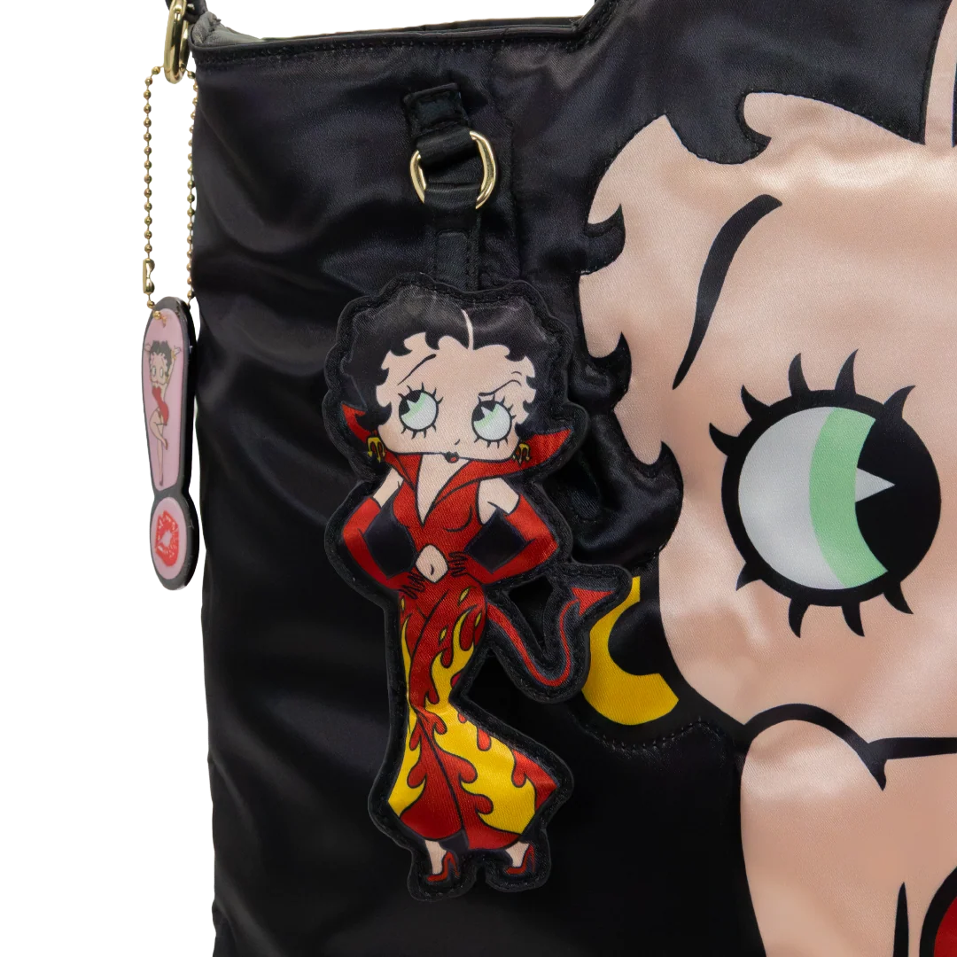 Betty Boop Naughty Vs. Nice Oversized Tote Bag