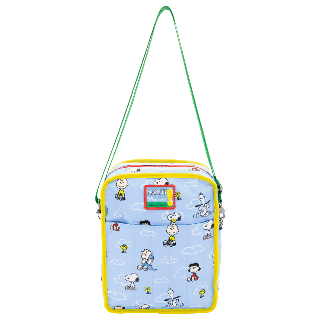 Peanuts 75th Anniversary Color Block Denim & Canvas Convertible Bag image 8