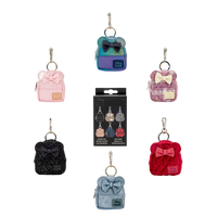 Minnie Mouse Glitter Mystery Mini Backpack Keychain Charm image 0