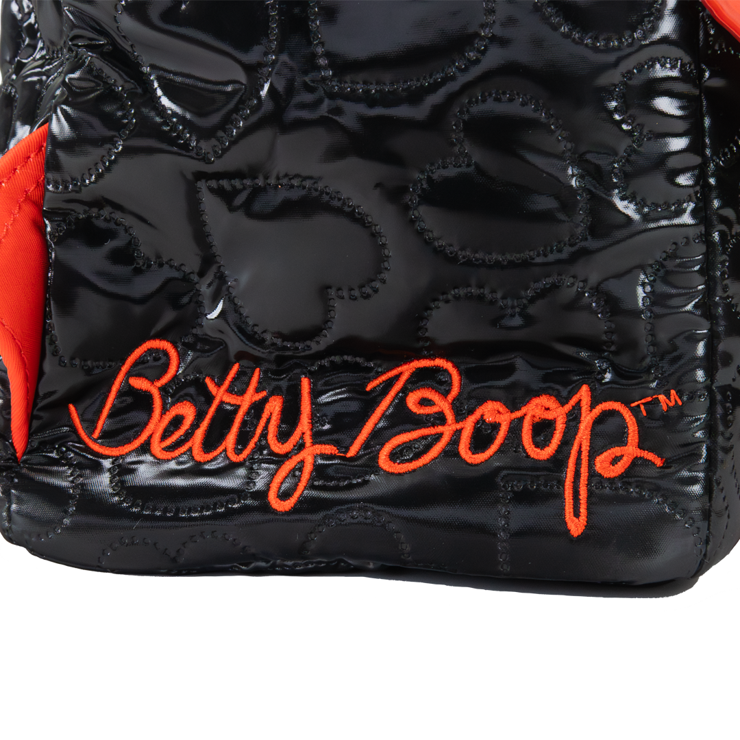 Betty Boop Quilted Heart Trinket Backpack w/ Acrylic Charms image 5