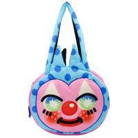 So Lazo Happy/Sad Clown Oversized Tote Bag image 1