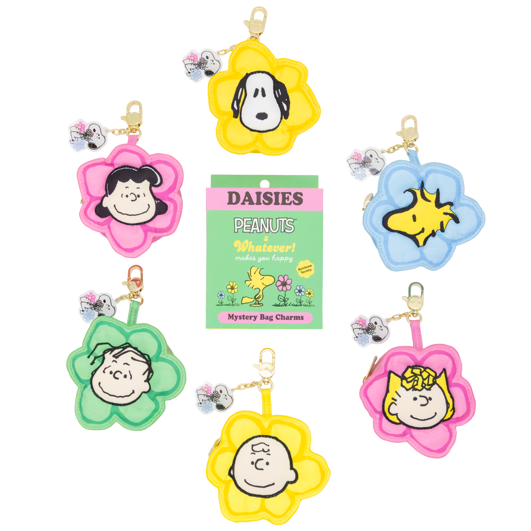 Peanuts Sherbet Spring Flowers Mystery Box Coin Bag Charms image 1