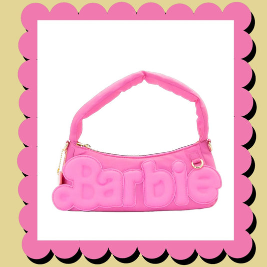 Barbie California Dreamin’ Logo Padded Baguette Bag image 0