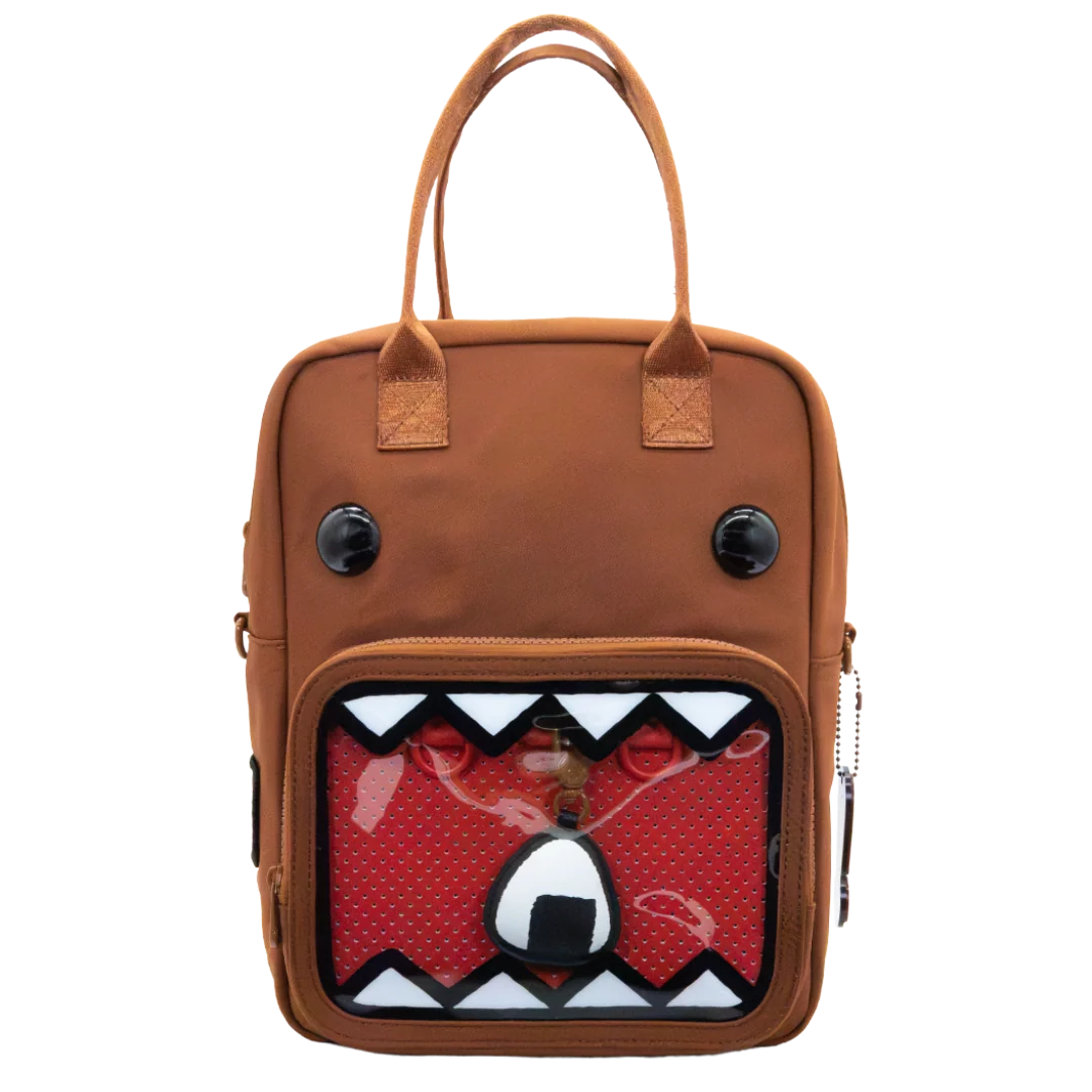 Domo Convertible ITA Square Backpack with Bag Charm