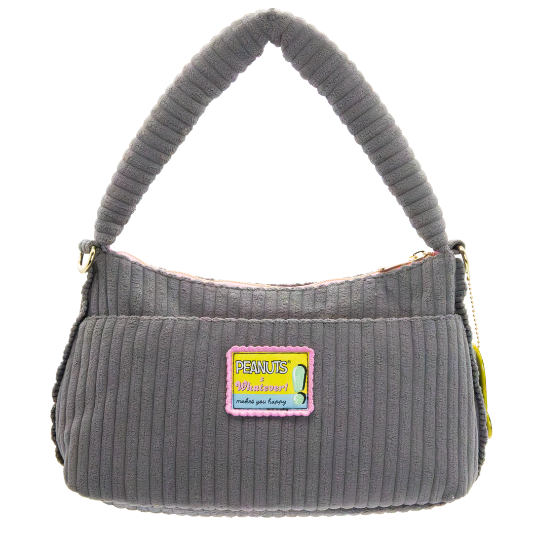 Peanuts Sherbet Spring Pins and Patches Corduroy Baguette Bag image 2