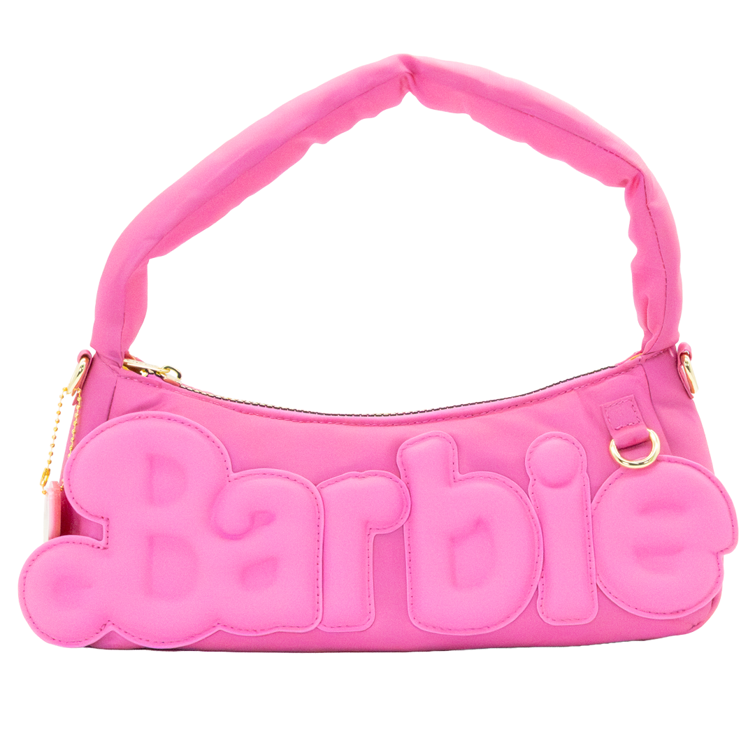Barbie California Dreamin’ Logo Padded Baguette Bag image 1