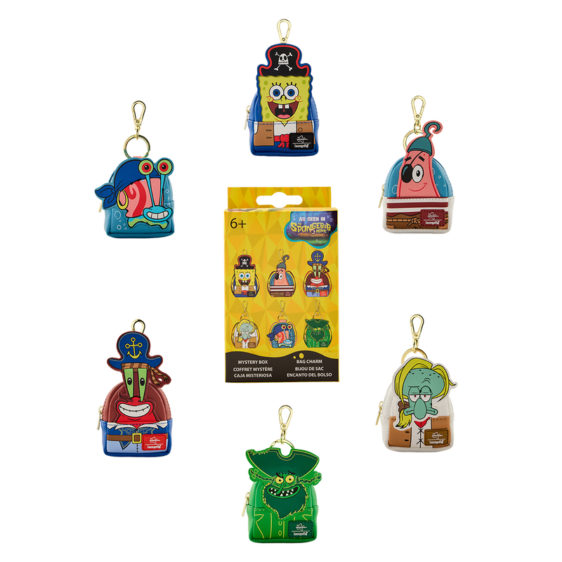 SpongeBob SquarePants Mystery Mini Backpack Keychain Charm image 0